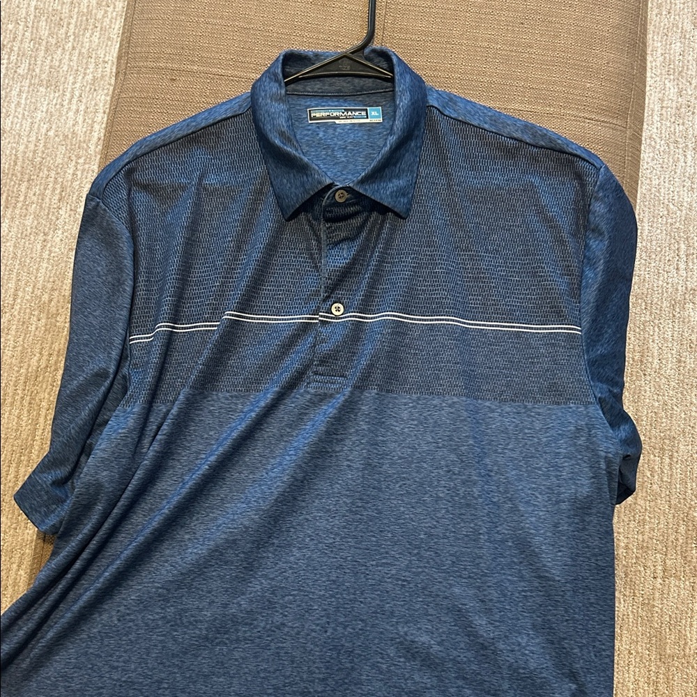 Roundtree & Yorke Blue Polo Shirt